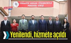 OKÜ Meslek Yüksekokulunun güçlendirmesi tamamlandı