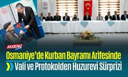 Osmaniye’de Kurban Bayramı Arifesinde Vali ve Protokolden Huzurevi Sürprizi