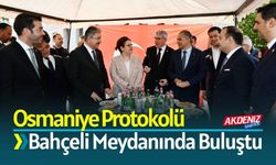Osmaniye Protokolü Bayramda Devlet Bahçeli Meydanında Buluştu