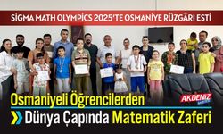 Osmaniyeli Öğrencilerden Dünya Çapında Matematik Zaferi: Sigma Math Olympics 2025’te BİLSEM Rüzgârı Esti
