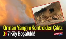 Taraklı’daki Orman Yangını Kontrolden Çıktı: 7 Köy Boşaltıldı!