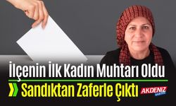 Toprakkale'nin ilk kadın muhtarı oldu