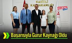 Osmaniye'de Türkiye 5.si Esila’dan Kaymakam Dolu’ya Ziyaret