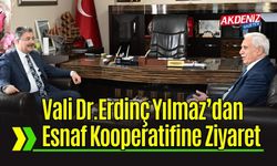 Osmaniye Valisi Yılmaz’dan Esnaf Kooperatifine Ziyaret