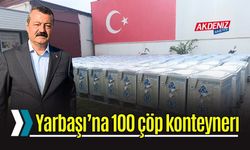 Yarbaşı’na 100 Adet Çöp Konteyneri Tahsis Edildi