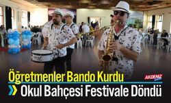 Öğretmenler Bando Kurdu; Okul Bahçesi Festivale Döndü