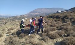 Belen’de hafif ticari araç şarampole devrildi: 1 yaralı