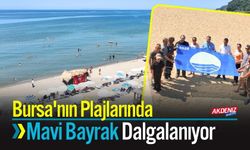 Bursa'nın Plajlarında Mavi Bayrak Dalgalanıyor