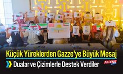Küçük Yüreklerden Gazze'ye Büyük Mesaj: Dualar ve Çizimlerle Destek Verdiler