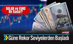 Dolar ve Euro Güne Rekor Seviyelerden Başladı