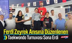 Ferdi Zeyrek Anısına Düzenlenen Taekwondo Turnuvası Sona Erdi