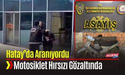 Hatay İskenderun’da Aranan Hırsız Gözaltında