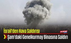 İsrail'den Şam'daki Genelkurmay Binasına Hava Saldırısı