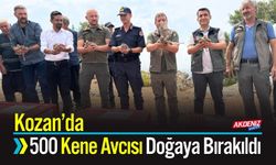 Kozan’da 500 Kene Avcısı Doğaya Bırakıldı