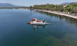 Köyceğiz Gölü ve Dalyan Kanalı'nda Yüzey Temizliği Başladı