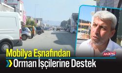 Mobilya Esnafından Orman İşçilerine Destek