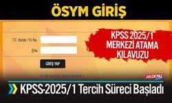 KPSS-2025/1 Tercih Süreci 10–17 Temmuz’da Başlıyor