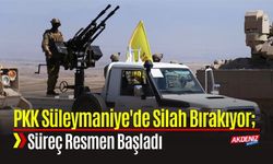 PKK Süleymaniye'de Silah Bırakıyor: Süreç Resmen Başladı