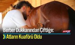 Berber Dükkanından Çiftliğe: Atların Kuaförü Oldu