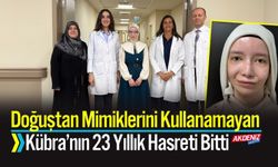 Doğuştan Mimiklerini Kullanamayan Kübra’nın 23 Yıllık Hasreti Bitti.