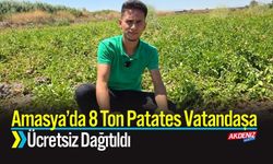 Amasya’da 8 Ton Patates Vatandaşa Ücretsiz Dağıtıldı