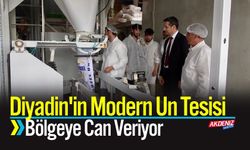 Diyadin'in Modern Un Tesisi Bölgeye Can Veriyor