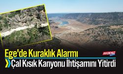 Ege'de Kuraklık Alarmı Çal Kısık Kanyonu İhtişamını Yitirdi
