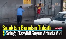 Sıcaktan Bunalan Tokatlı Soluğu Tazyikli Suyun Altında Aldı