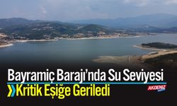 Bayramiç Barajı’nda Su Seviyesi Kritik Eşiğe Geriledi