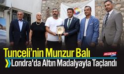 Munzur Balı, Londra'da Altın Madalyayla Taçlandı