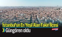 İstanbul'un En Yeşil Alan Fakiri İlçesi Güngören oldu