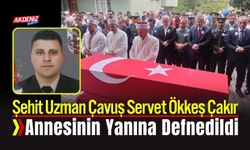 Osmaniye'li Şehit Servet Ökkeş Çakır, Annesinin Yanına Defnedildi