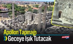Apollon Tapınağı Geceye Işık Tutacak