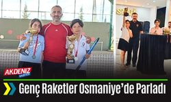 Osmaniye'de Teniste İlteriş Salih Kuru ve Zeynep Asya Atam Şampiyon Oldu