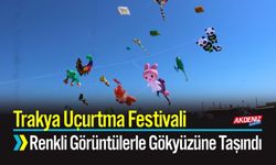Trakya Uçurtma Festivali Renkli Görüntülerle Gökyüzüne Taşındı