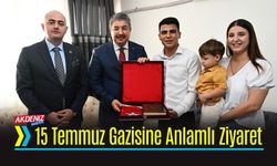 Osmaniye’de 15 Temmuz Gazisi Hakan Çetin’e Vefa Ziyareti