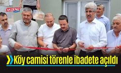 Osmaniye'de Köy Camisi İbadete Açıldı