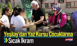 Yeşilay’dan Yaz Kursu Çocuklarına Sıcak İkram
