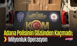Adana Polisinin Gözünden Kaçmadı; Vurgunluk Operasyon