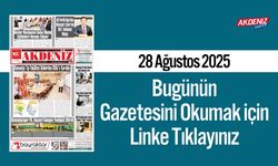 Akdeniz Gazetesi 29Ağustos'ta Hangi Haberlere Yer Verdi?