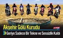 Akşehir Gölü Kurudu; Geriye Bir Tekne ve Sessizlik Kaldı