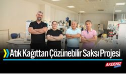 Atık Kağıttan Çözünebilir Saksı Projesi