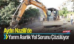 Aydın Nazilli’de Yarım Asırlık Yol Sorunu Çözülüyor