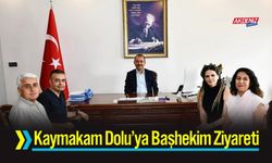Başhekim Özdoğan’dan Kaymakam Erdinç Dolu’ya Ziyaret
