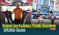 Başkan’dan Kadınlara Yönelik Düzenlenen Kültür Gezisi