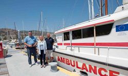 Bodrum'da Deniz Ambulansı ve Hastane İncelendi