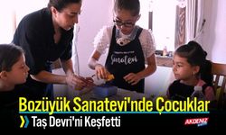 Bozüyük Sanatevi'nde Çocuklar Taş Devri'ni Keşfetti