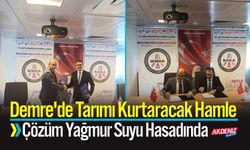 Demre'de Tarımı Kurtaracak Stratejik Hamle