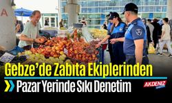 Kocaeli'nde Zabıta Ekiplerinden Pazar Yerinde Sıkı Denetim