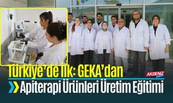 Türkiye’de İlk: GEKA’dan Apiterapi Ürünleri Üretim Eğitimi